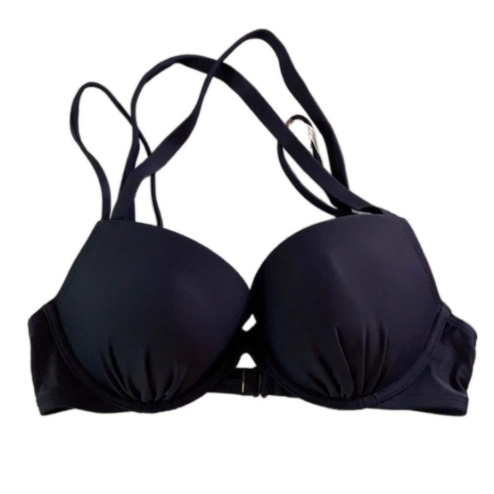 AMERICAN EAGLE Navy Bikini Top, size 34C